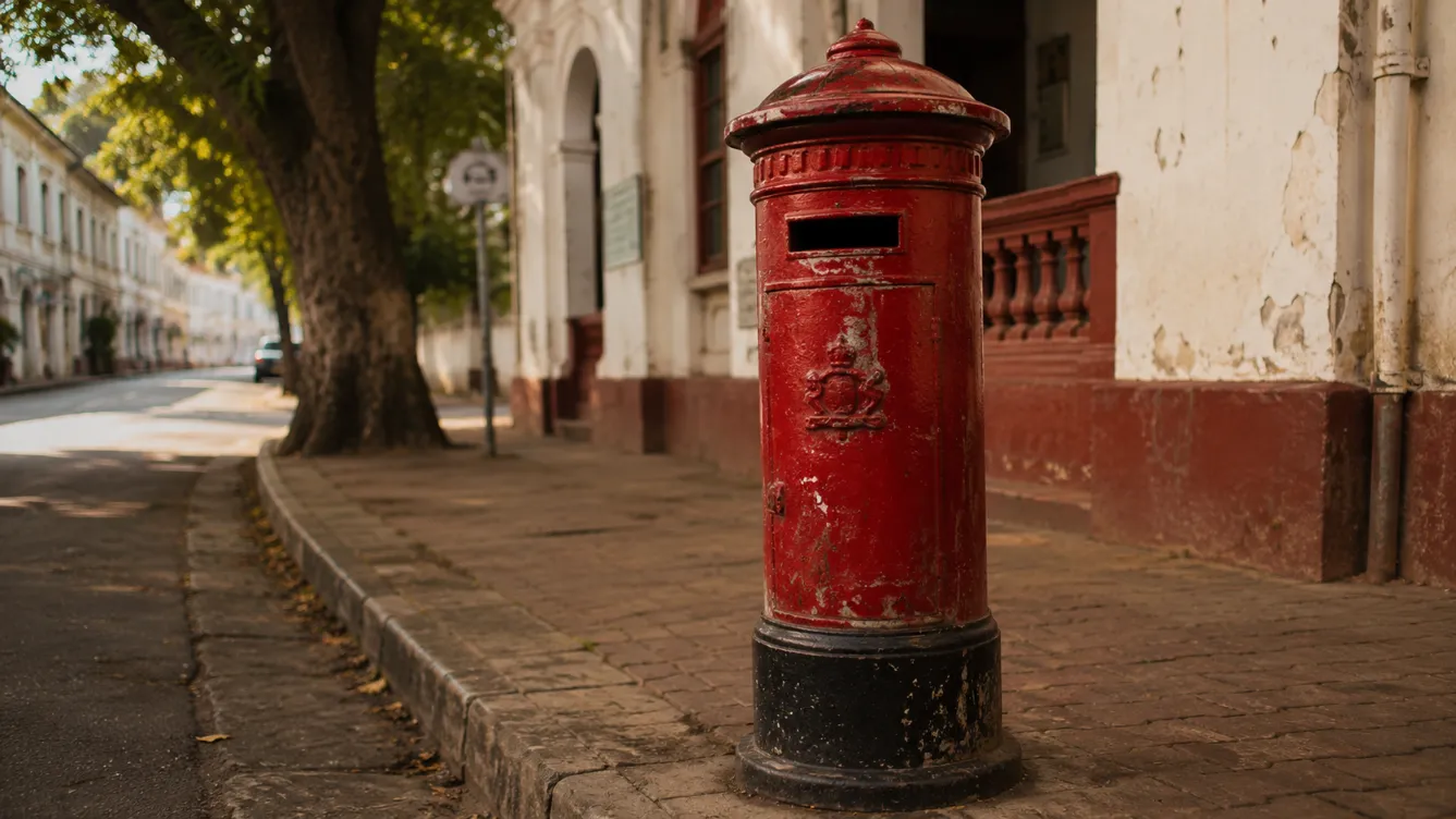old letter box sri lanka