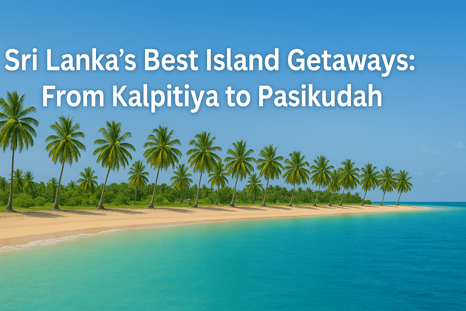 Sri Lanka’s Best Island Getaways: From Kalpitiya to Pasikudah