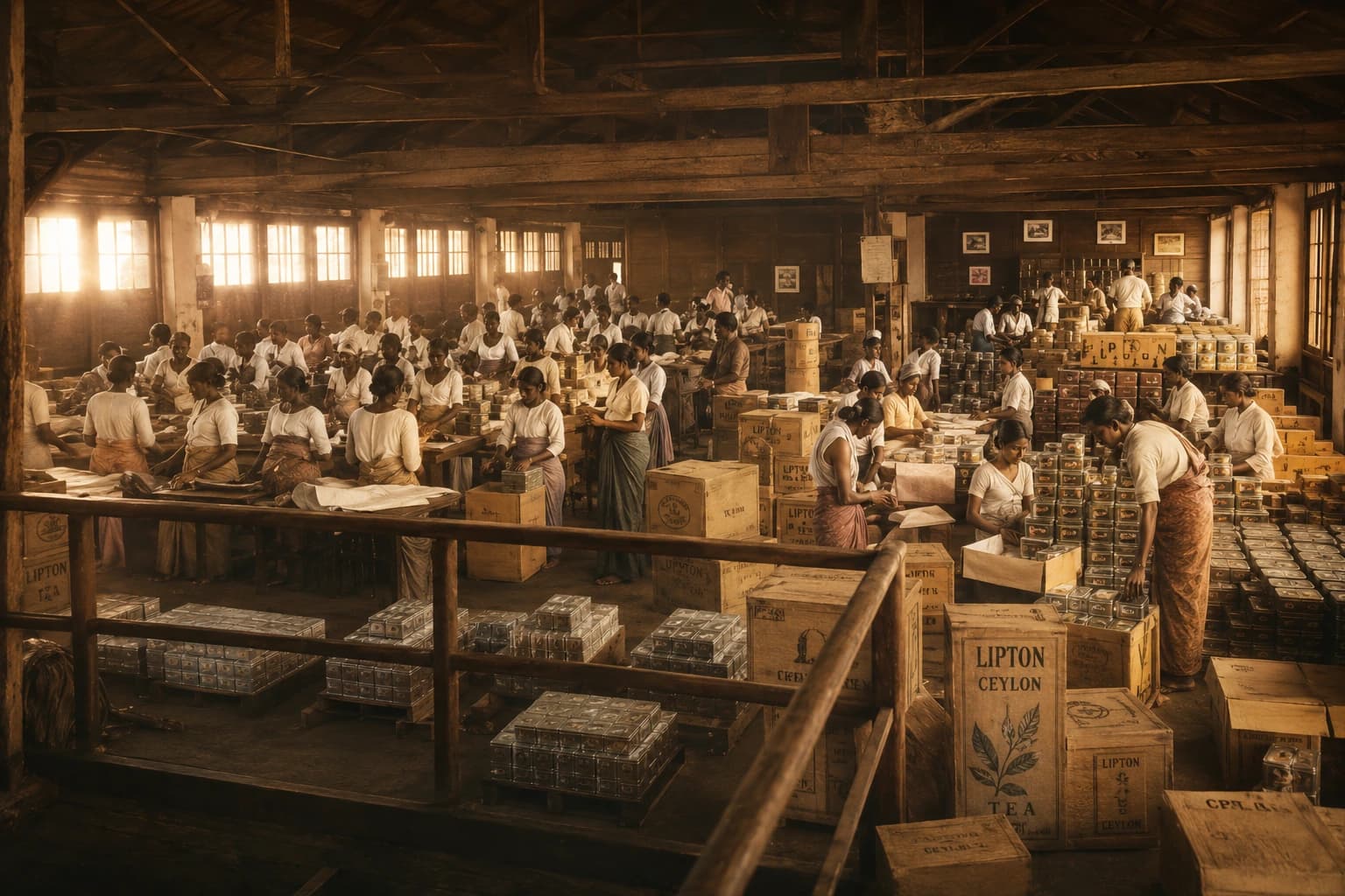 Lipton Tea Warehouse: Packing the Taste of Ceylon