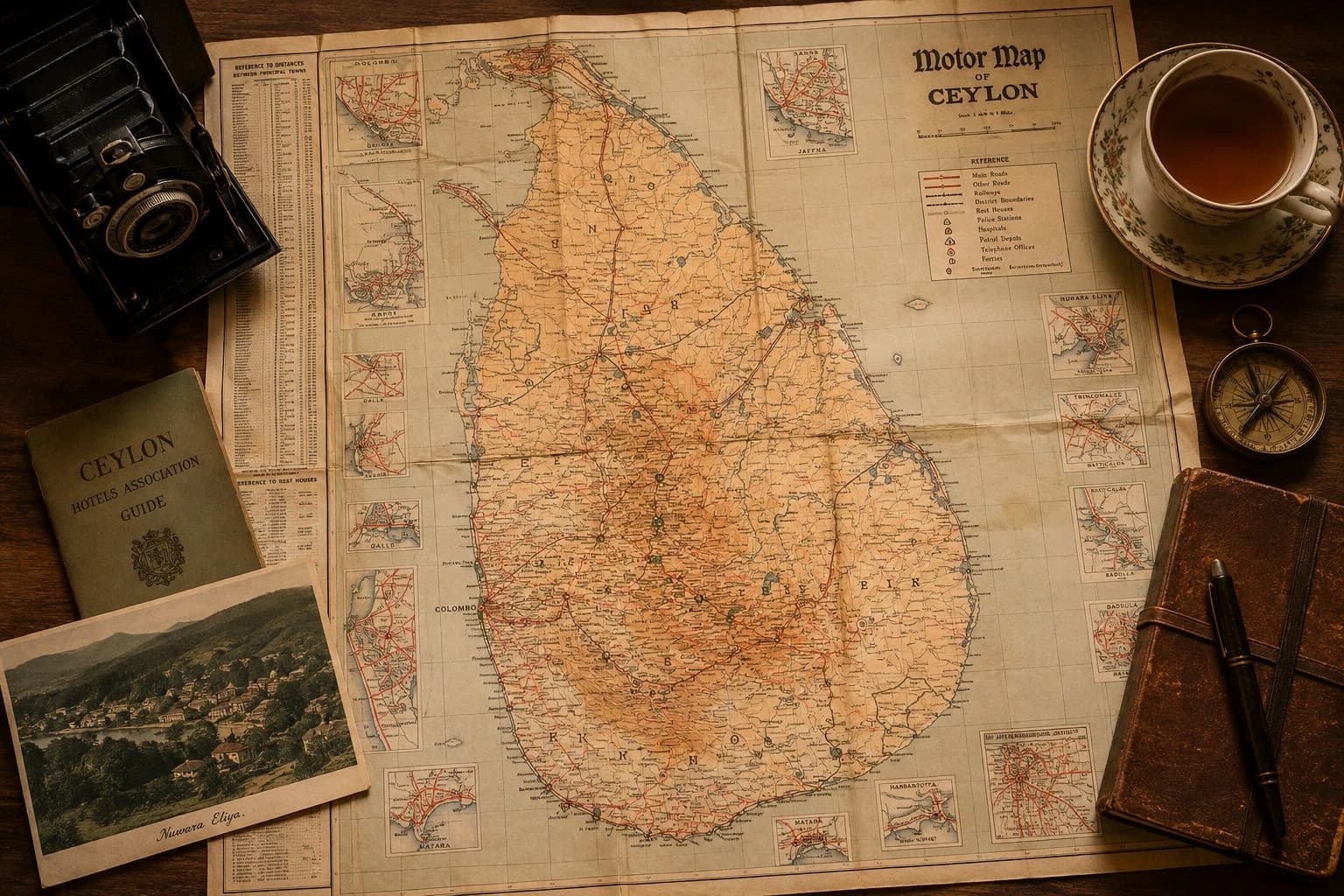 Travelling Old Ceylon: When a Road Map Was Enough