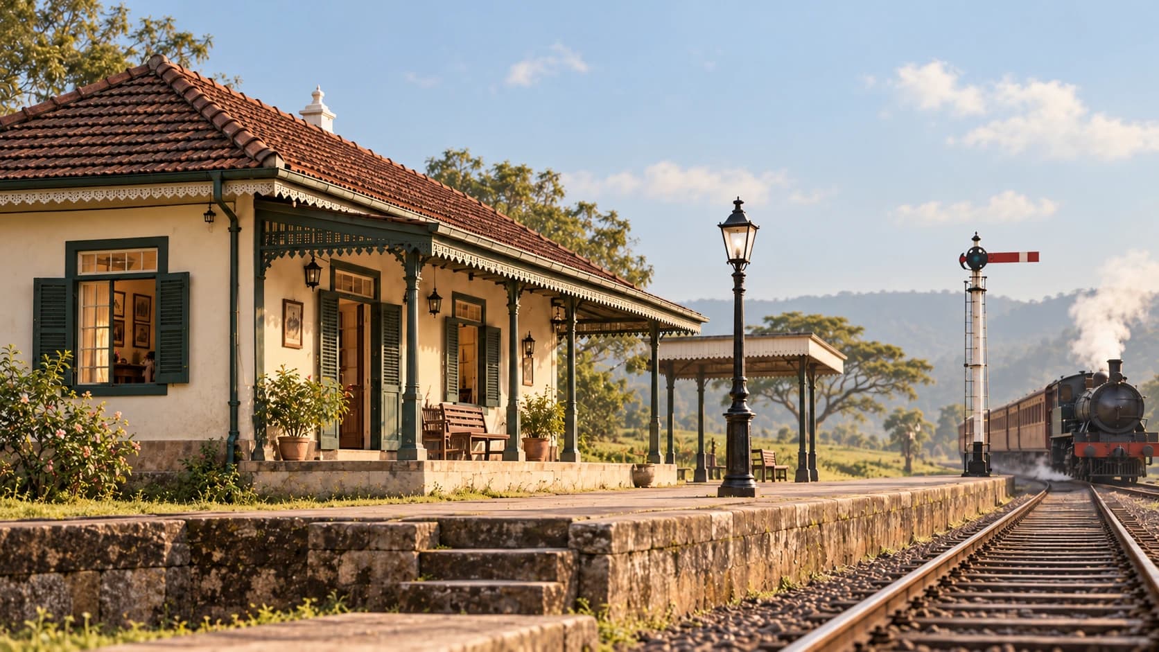 Station Master’s House Ceylon: Railway Life