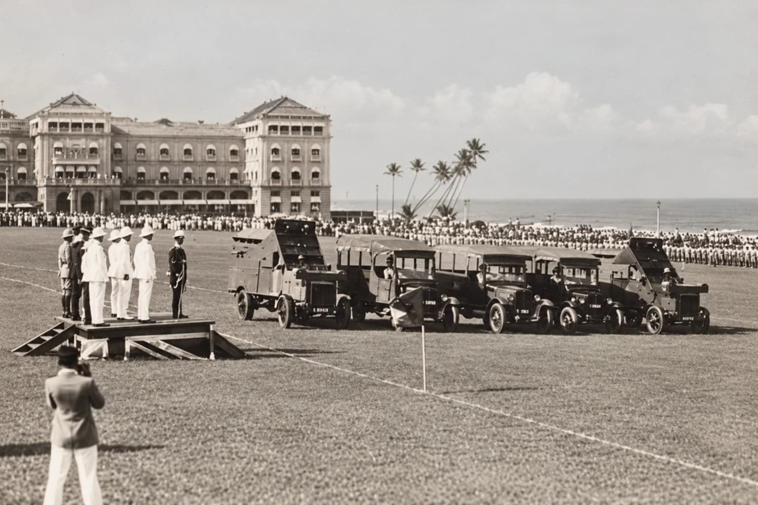 King’s Birthday Parade at Galle Face Green: Colombo in 1933