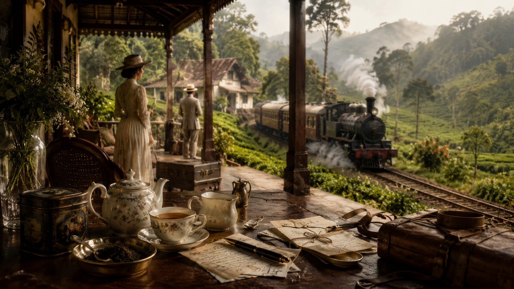 What Life Really Felt Like in Colonial Ceylon: Tea, Trains, Letters and Lost Elegance